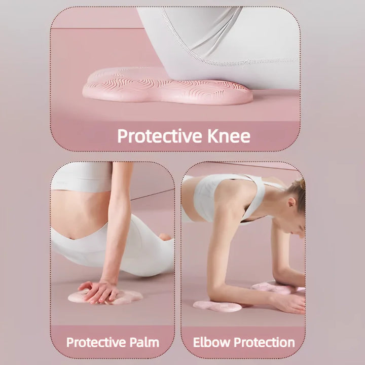 TPE Thickened Anti-Slip Yoga Kneeling Pad Pink-3