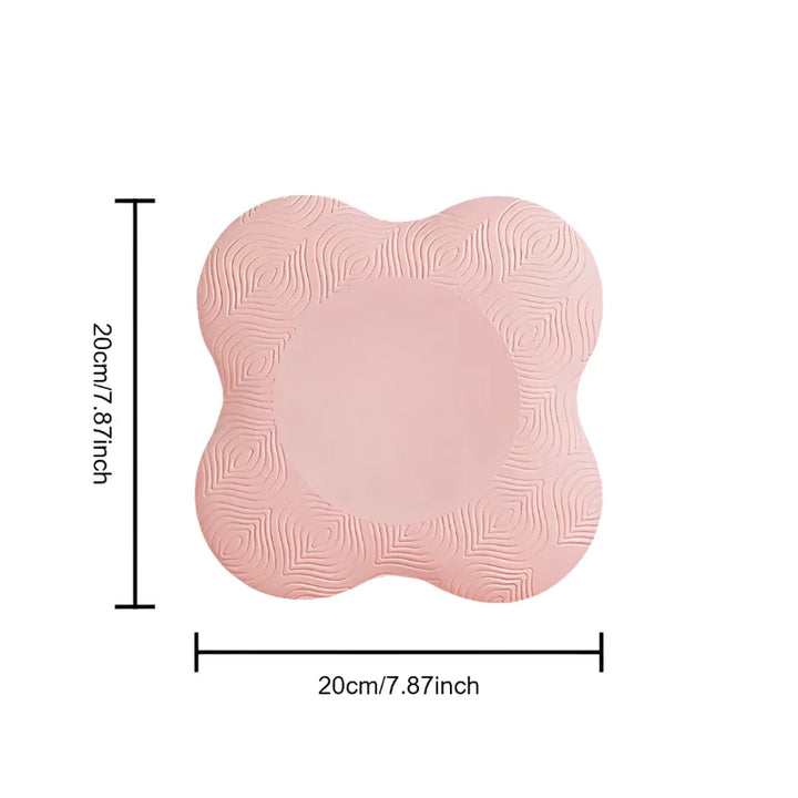 TPE Thickened Anti-Slip Yoga Kneeling Pad Pink-1