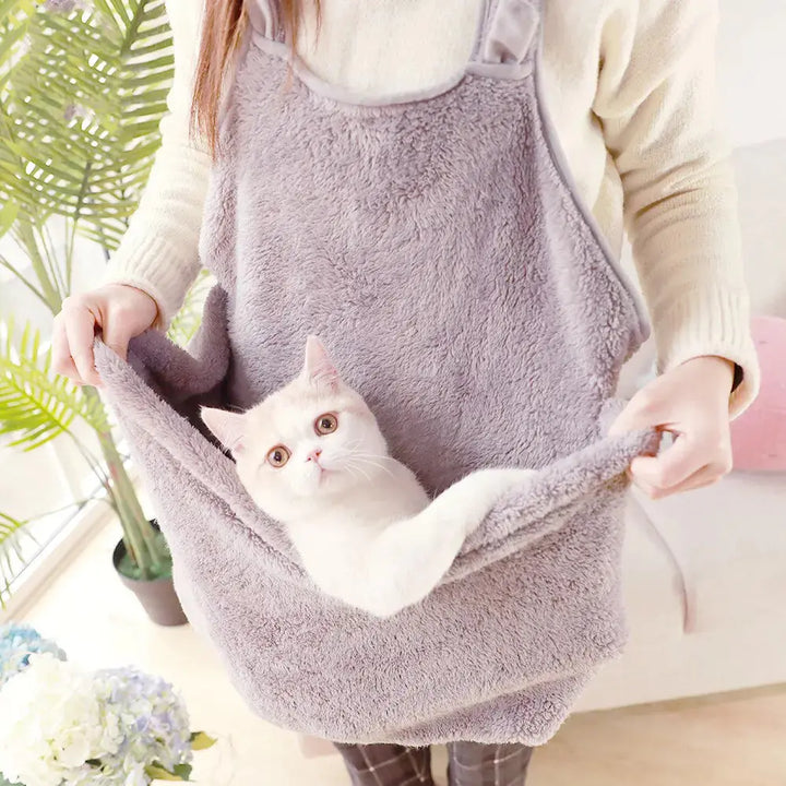 Pet Backpack for Dogs and Cats - Plush Dual Shoulder Bag My Store