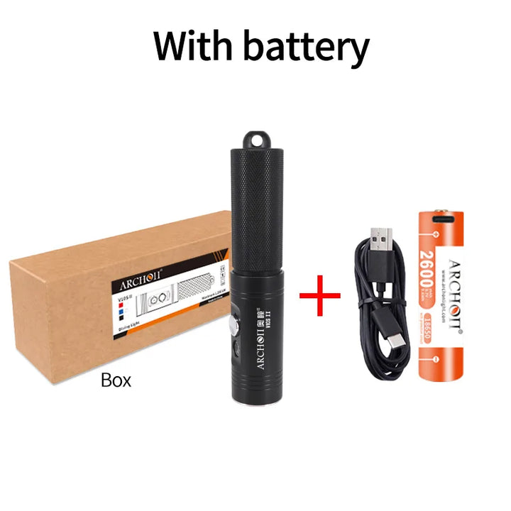 ARCHON V10S II CREE LED HD video photoraphy dive diving lights-11