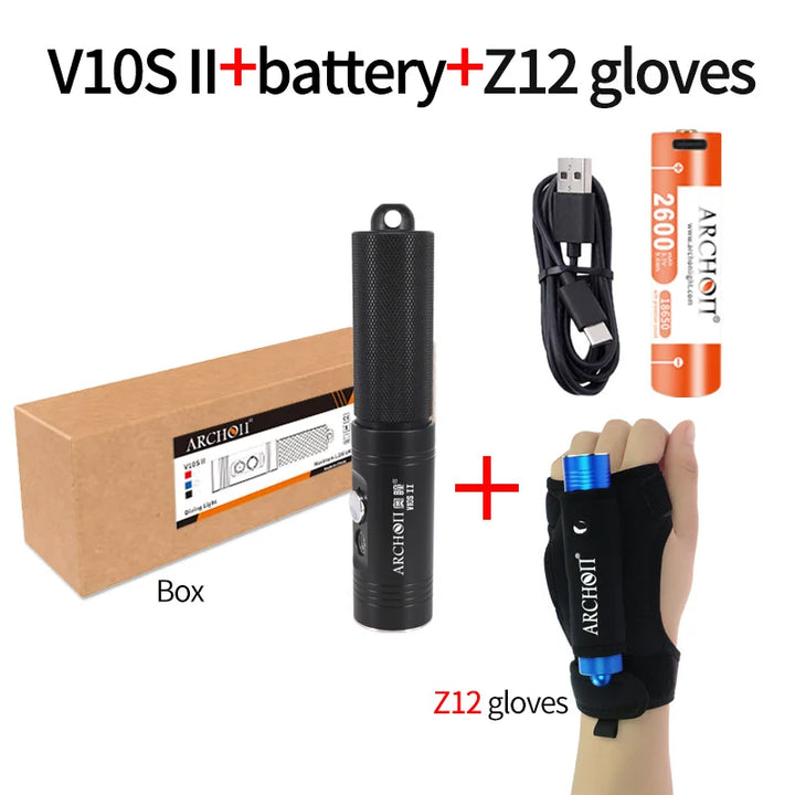 ARCHON V10S II CREE LED HD video photoraphy dive diving lights-12
