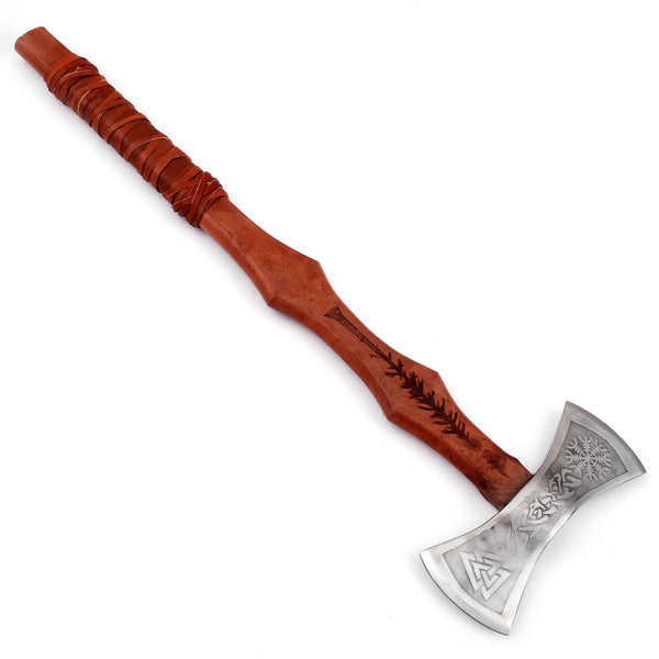 Viking Warrior Double-Headed Carbon Steel Outdoor Axe-0