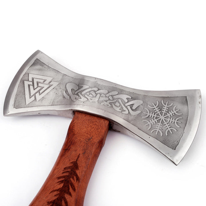 Viking Warrior Double-Headed Carbon Steel Outdoor Axe-2