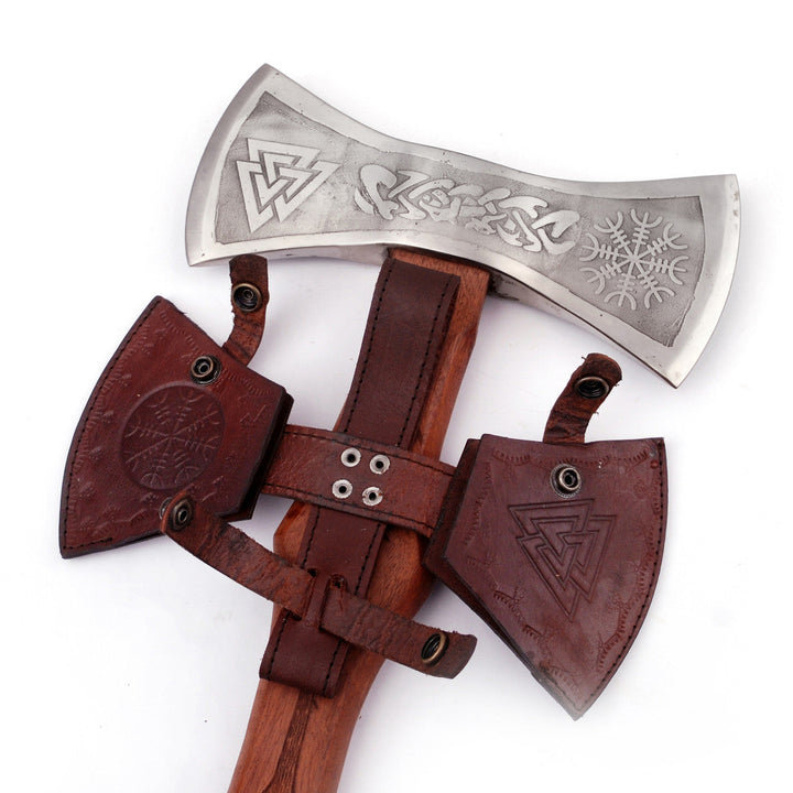 Viking Warrior Double-Headed Carbon Steel Outdoor Axe-3