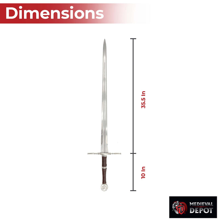 Witcher - Hunters Wild Silver Wolf Battle Sword-1