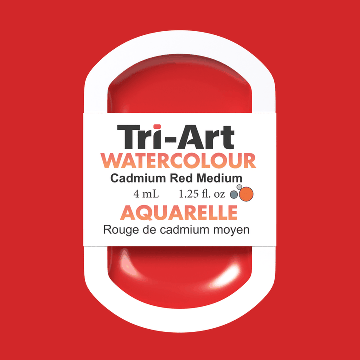 Tri-Art Water Colours - Cadmium Red Medium Hue-1