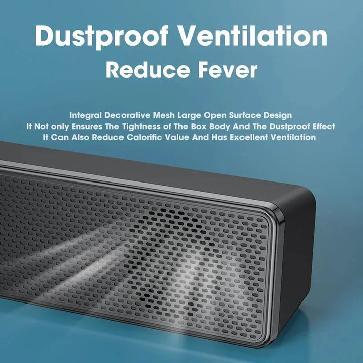 Wired Bluetooth Speaker USB Powered Soundbar-3