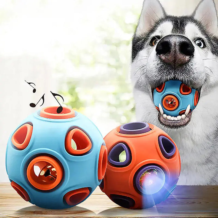Glow-in-the-Dark Dog Toy Ball for Chewing (Medium/Large) My Store
