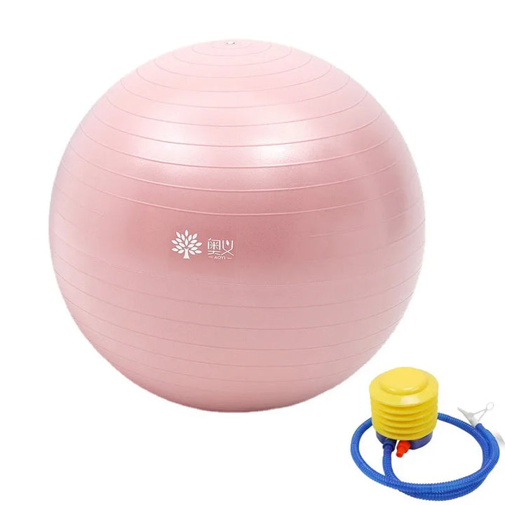 Yoga Ball Anti-Burst with Pump Stability & Balance-0