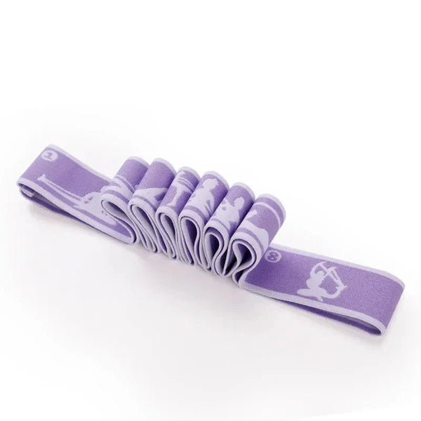 Yoga Stretch Strap Belt with Fitness Resistance Bands-0