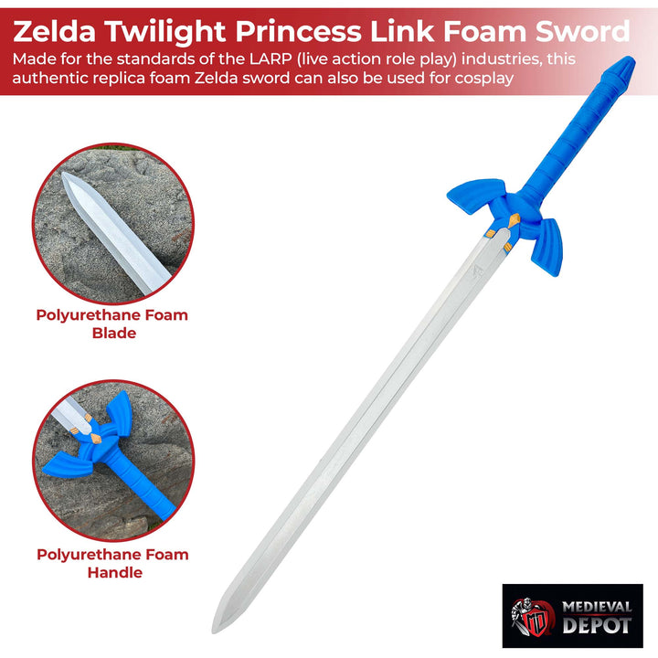 Zelda Accurate Twilight Princess Link Foam Sword-2
