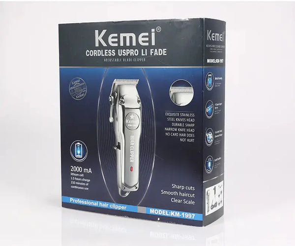 Kemei Rechargeable Electric Hair Clipper for Men My Store
