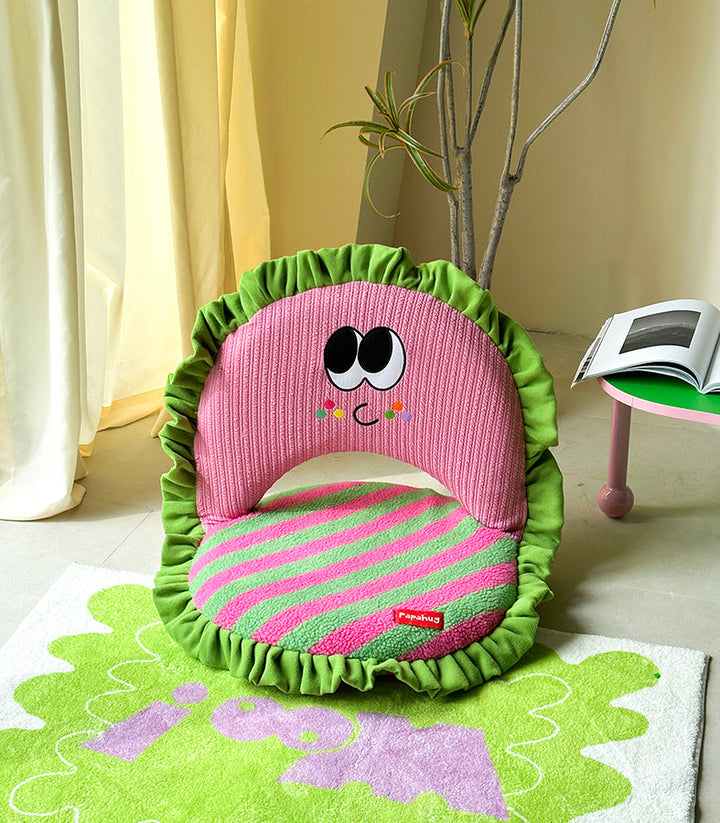 Stripe Adjustable Floor Folding Sofa-4
