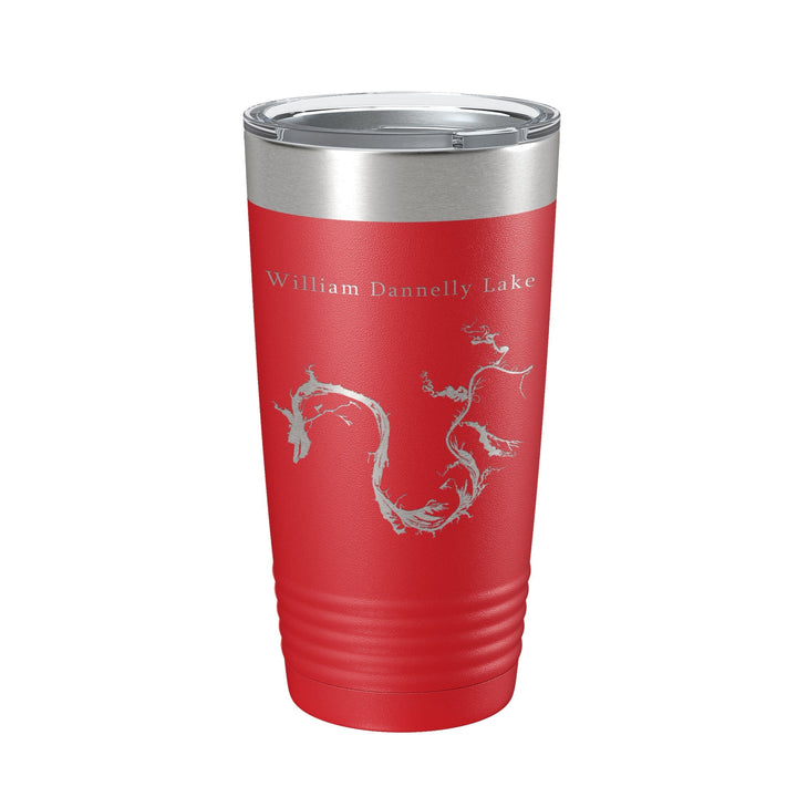William Bill Dannelly Reservoir Tumbler Lake Map Travel Mug Insulated Laser Engraved Coffee Cup Millers Ferry Alabama 20 oz CarveBright