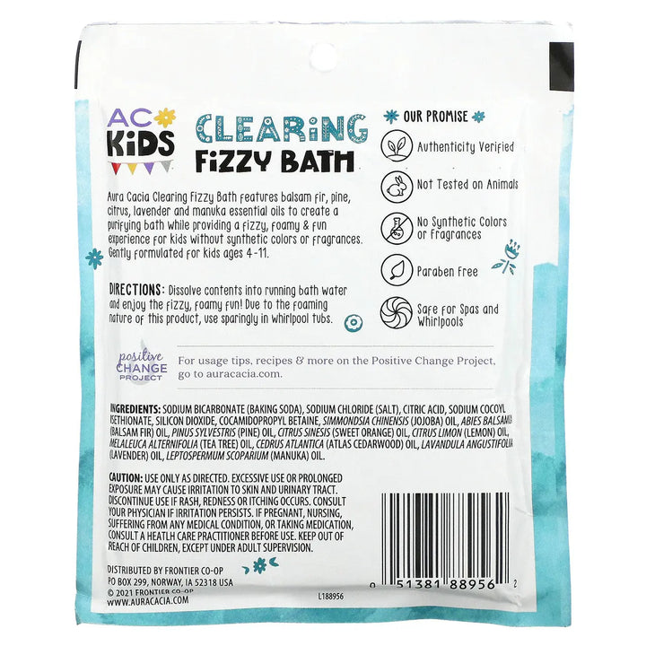 AC FIZZY BATH KID CLEAR ( 6 X 2.5 OZ   )-1