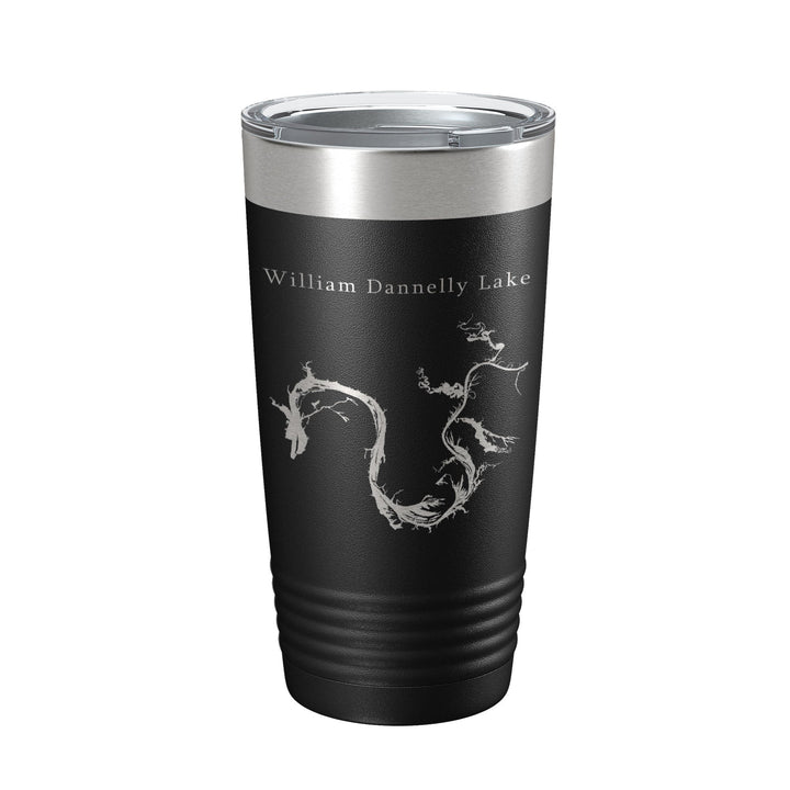 William Bill Dannelly Reservoir Tumbler Lake Map Travel Mug Insulated Laser Engraved Coffee Cup Millers Ferry Alabama 20 oz CarveBright