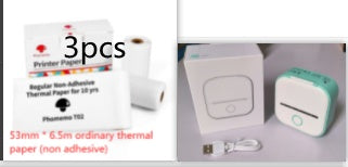 Portable Mini Thermal Label Printer Home Photo Printer Student Wrong Question Printer Bluetooth-compatible Mini Label Printer Price Tag My Store
