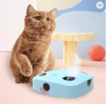 Electric Feather Cat Stick: Interactive Fun For Your Feline Friend Dog Hugs Cat
