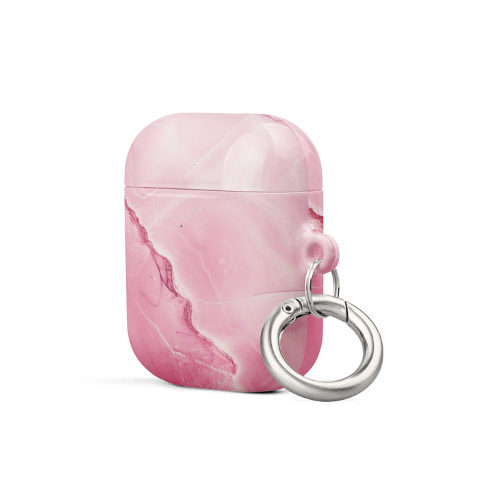 Pink Marble Case for AirPods-1