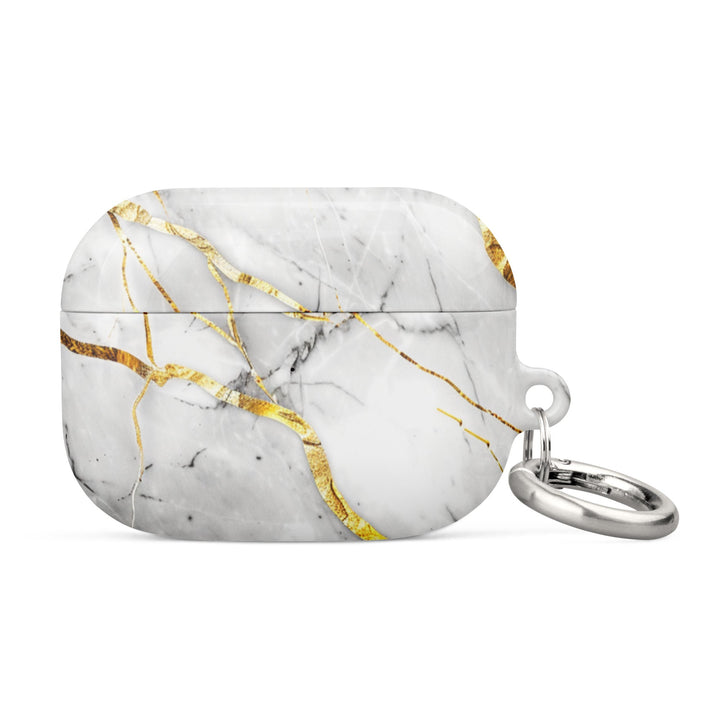 White Marble Case for AirPods-5