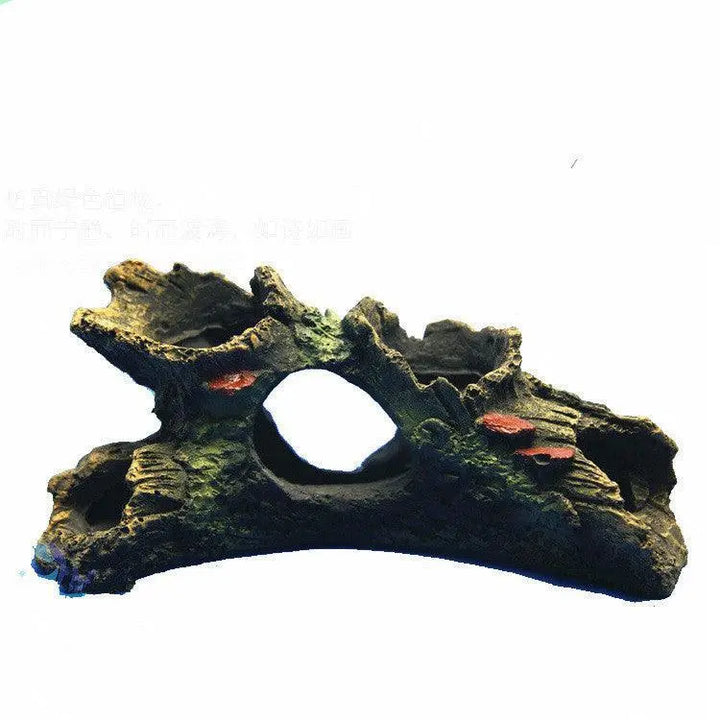 Aquarium Enchanted Forest Décor Dog Hugs Cat