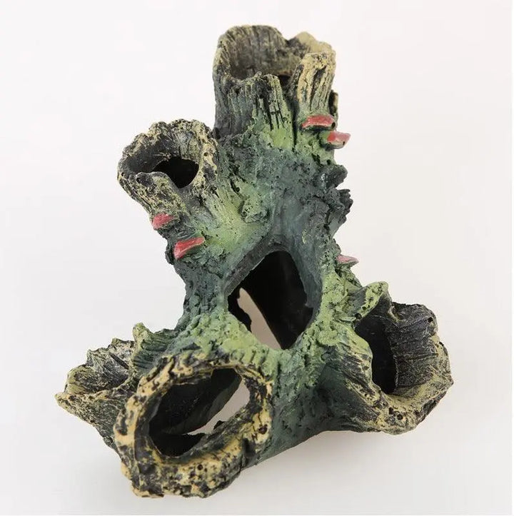 Aquarium Enchanted Forest Décor Dog Hugs Cat