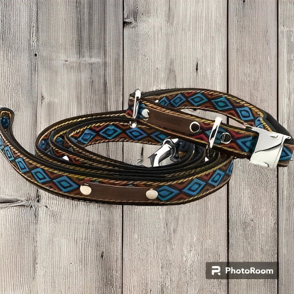 Athena Finnigan Dog Collar & Lead Set-0