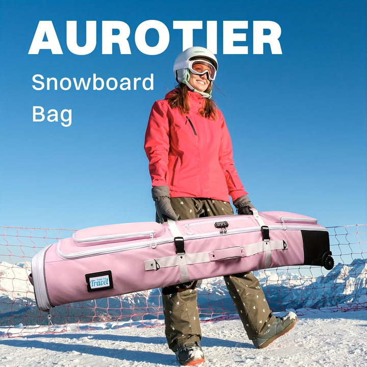 Snowboard Bag with Wheels and TSA Lock-2