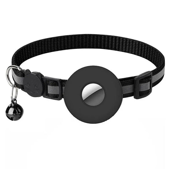 Reflective Adjustable Anti-Lost Pet Collar With Airtag Compatibility-3