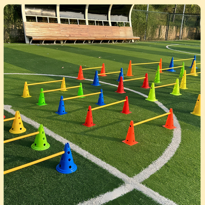 9-Piece Adjustable Soccer Training Hurdle Set-4