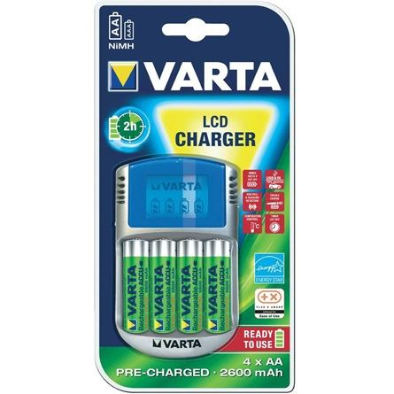 Varta 57070 зарядно устройство за батерии Батерия за домакински уреди Променлив ток (AC), Запалка (57070201451)-0