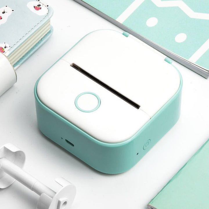 Portable Mini Thermal Label Printer Home Photo Printer Student Wrong Question Printer Bluetooth-compatible Mini Label Printer Price Tag My Store