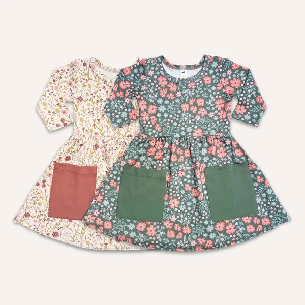 Baby/Kids Bamboo Clementine Dress — Last Call-0