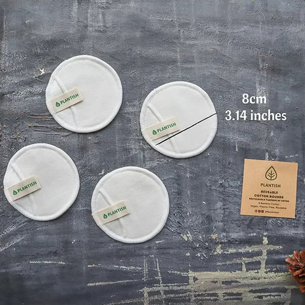 Cotton + Bamboo Facial Rounds Set Plantish