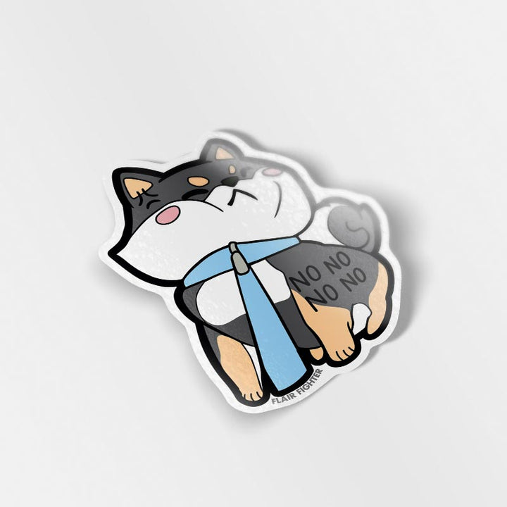 Black & Tan Shiba Inu Vinyl Stickers FULL SET [8 PCS]-4
