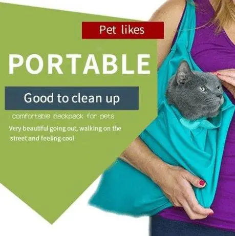 Breathable Pet Travel Shoulder Bag: The Ultimate Comfort Carrier For Your Furry Friend Dog Hugs Cat