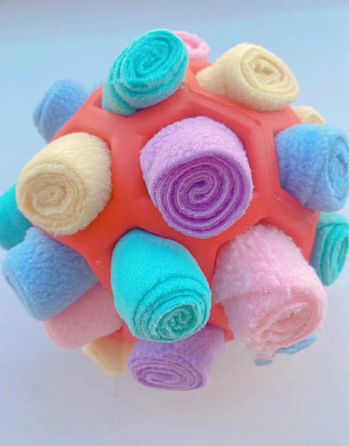 Bubble Ball Sniff Toy - Engaging, Durable, And Interactive Pet Plaything Dog Hugs Cat