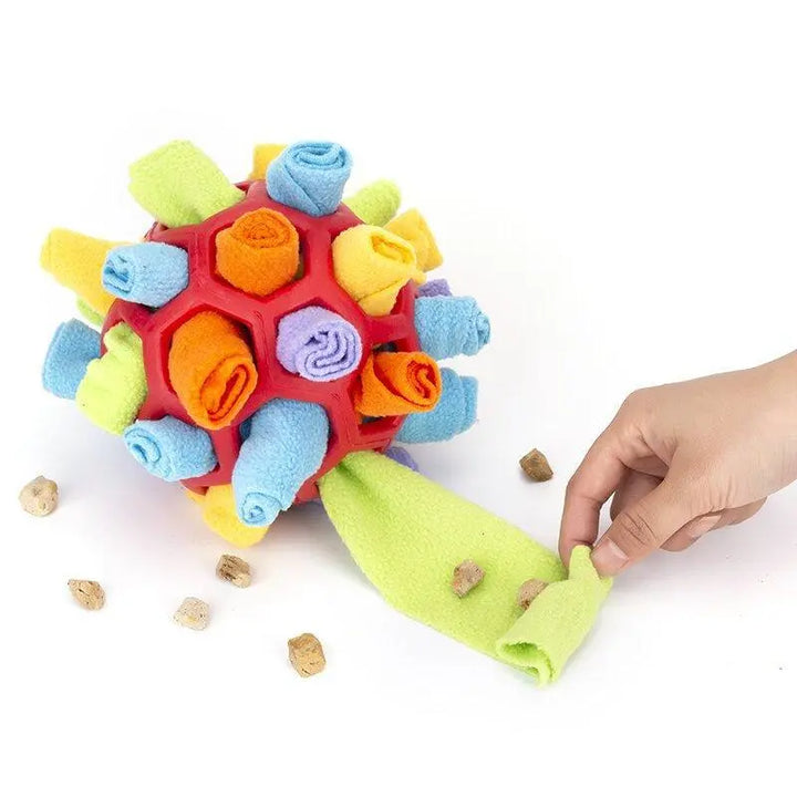Bubble Ball Sniff Toy - Engaging, Durable, And Interactive Pet Plaything Dog Hugs Cat