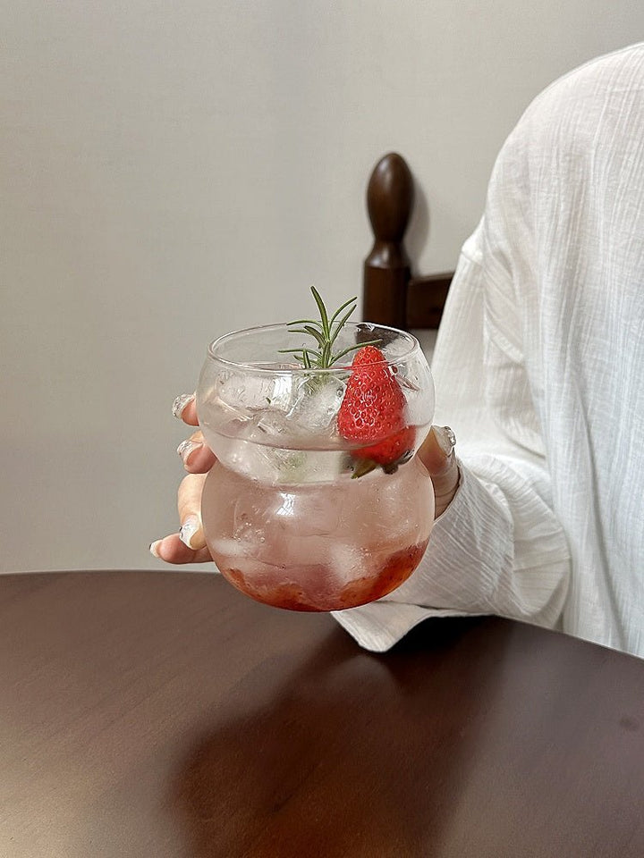 Bubble Shaped Glass Coffee Cups-5