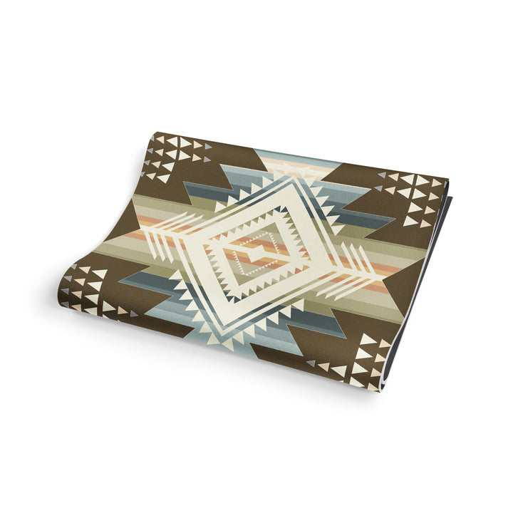 Buffalo Hills Soil Yoga Mat – 6 mm Extra Thick, Double-Sided Non-Slip, Eco-Friendly PER with UV-Printed Earthy Brown Design | Yune Yoga-2