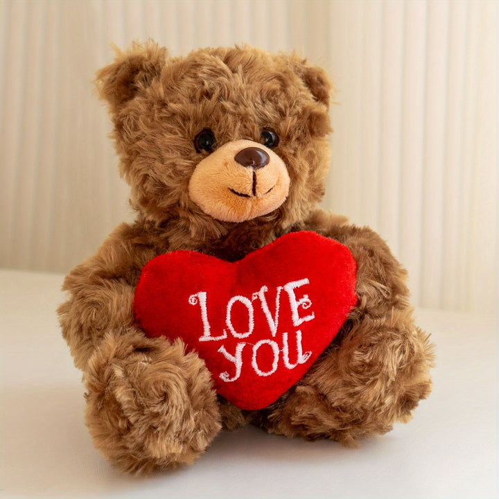 Valentine's 'Love You' Plush Bear-3
