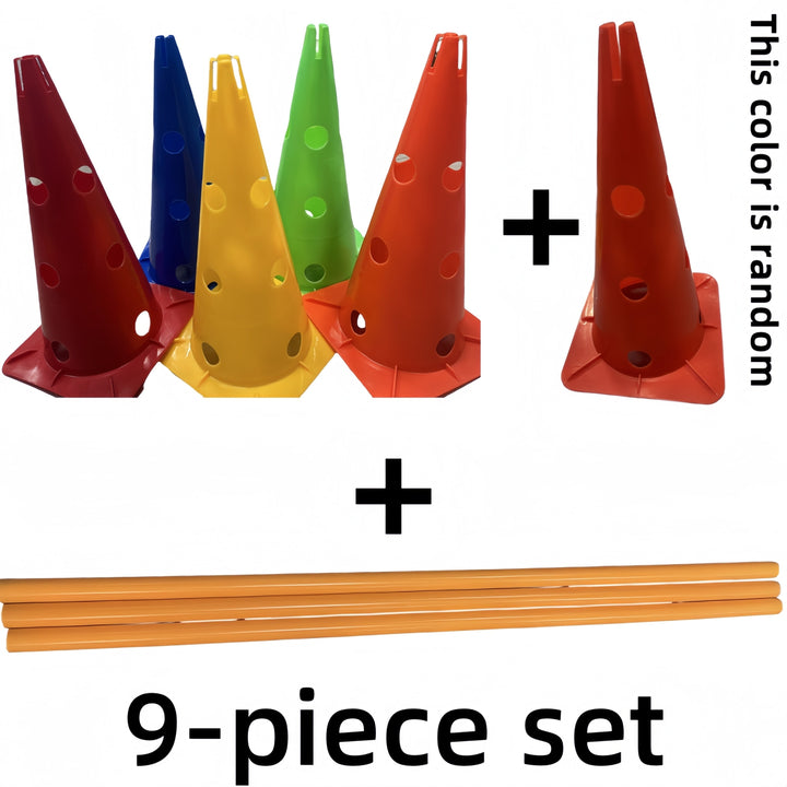 9-Piece Adjustable Soccer Training Hurdle Set-3