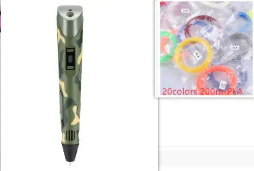 3D print pen 3D pen two generation graffiti 3D stereoscopic paintbrush children puzzle painting toys My Store