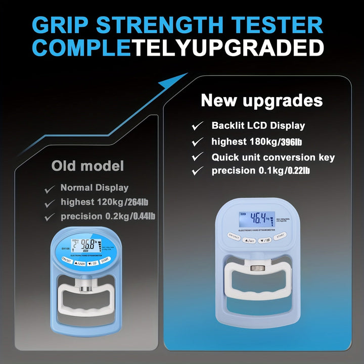 Digital Grip Strength Tester LCD Hand Trainer-4