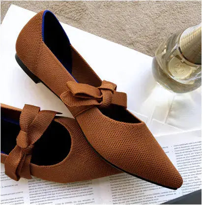 Flat Casual Boat Shoes with Bow Mary Jane Style My Store