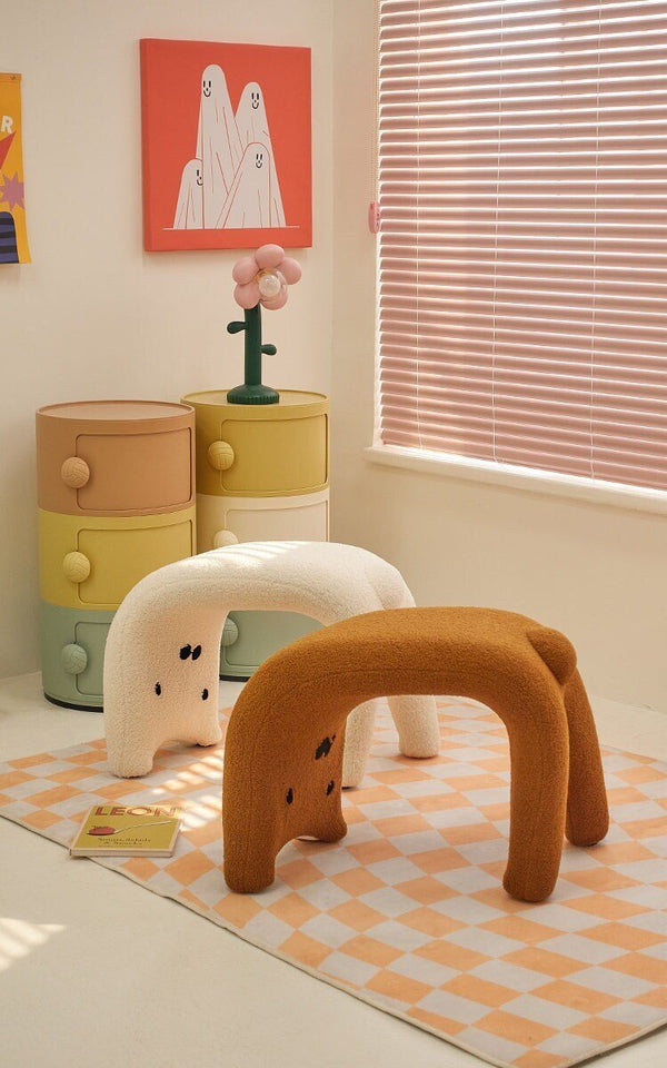Adorable Cat Face Stool-0