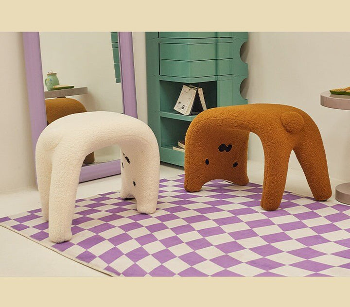 Adorable Cat Face Stool-1