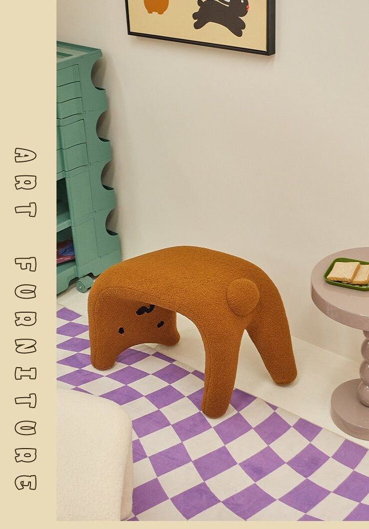 Adorable Cat Face Stool-4