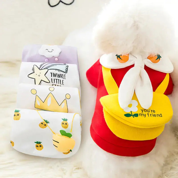 Cute Cartoon Pet Clothes for Autumn and Winter My Store