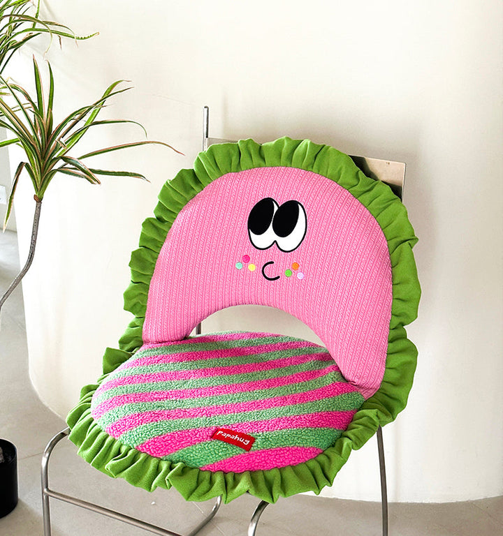 Stripe Adjustable Floor Folding Sofa-5